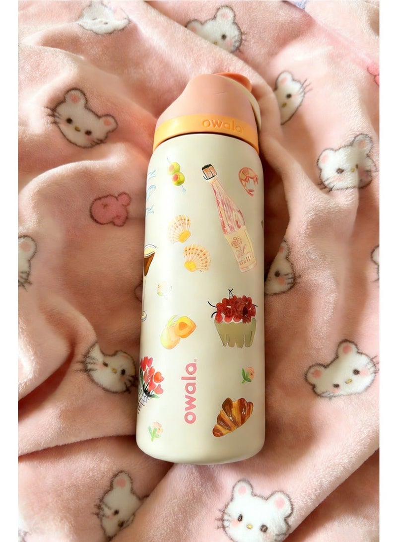 Owala Insulated Stainless Steel Water Bottle with Straw – Double-Wall, BPA-Free for Sports & School - Image 4